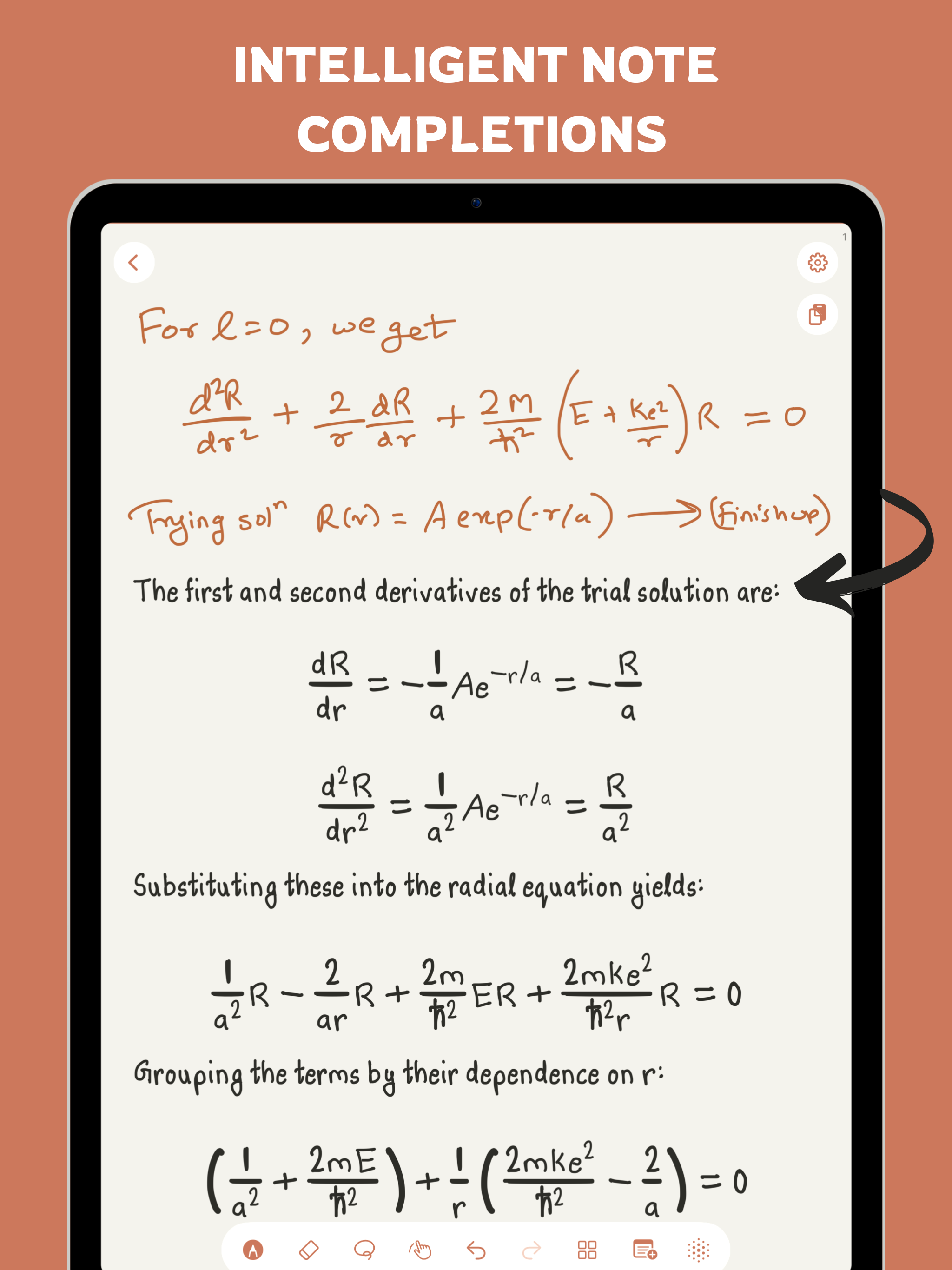 Intelligent Note Completions